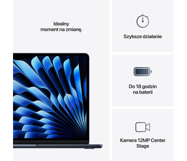 APPLE MacBook Air 13'' M4 10/8/16GB/256GB - Midnight - 1322289 - zdjęcie 10